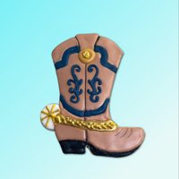 Cowboy Boot Cookie Cutter Western Thema Backen von CookieCutterStudio