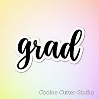 Grad Plaque-Ausstechform, Abschluss-Ausstechform von CookieCutterStudio