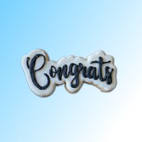 Herzlichen Glückwunsch Plaque Cookie Cutter, Abschlussfeier Cutter von CookieCutterStudio