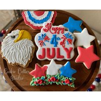 Happy 4Th Of Juli Ausstecher von CookieCutterStudio