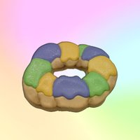 König-Kuchen-Ausstechform, Mardi Gra-Ausstechformen von CookieCutterStudio