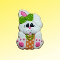Mädchen-Häschen-Ausstechform Osterbäckerei von CookieCutterStudio