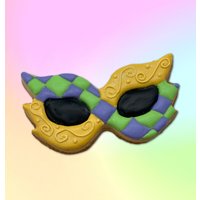 Mardi Gras Maske Ausstechform #11, Ausstechformen von CookieCutterStudio