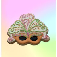 Karneval-Maske-Ausstechform #19, Mardi Gras-Ausstechform von CookieCutterStudio