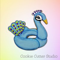 Peacock Pool Float-Ausstechform von CookieCutterStudio