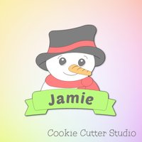 Schneemann-Plakette-Ausstechform, Weihnachts-Ausstechform von CookieCutterStudio