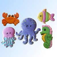 Unter Dem Meer Ausstecher Set, Qualle von CookieCutterStudio