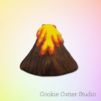Vulkan-Ausstechform von CookieCutterStudio