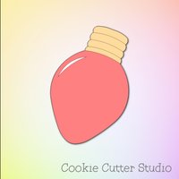 Weihnachtslicht-Ausstechform Urlaub Backen von CookieCutterStudio