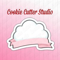 Wolke Plaque Cookie Cutter Taufe Fondant Cutter Wolke Plaque Cookie Cutter Taufe Fondant Cutter von CookieCutterStudio