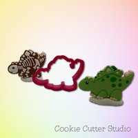 stegosaurus Cookie Cutter Jurassic Dinosaurier Leckerli Form von CookieCutterStudio