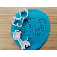 Giraffe Ausstechform | Prägestempel| Teigausstecher/stempel Zuckerguss Tier Ausstecher von CookieMonsterModels