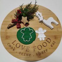 Weihnachts Gingerman Frau Ausstechform Und Stempel von CookieMonsterModels