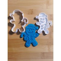 Weihnachts-Ingwermann-Plätzchen Und Stempel von CookieMonsterModels