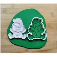 Weihnachtself Ausstechform Und Stempel von CookieMonsterModels