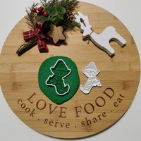 Weihnachtself Ausstechform Und Stempel von CookieMonsterModels