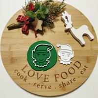 Weihnachtselfe Ausstechform Und Stempel von CookieMonsterModels