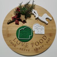 Weihnachtskalender 25.dezember Ausstechform Und Stempel von CookieMonsterModels
