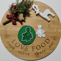 Weihnachtskerze Deko Ausstechform Und Stempel von CookieMonsterModels