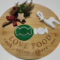 Weihnachtssüße Süßigkeiten Ausstechform Und Stempel von CookieMonsterModels