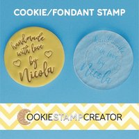 Personalisierter Keks-stempel Fondant Präger von CookieStampCreator