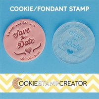 Save The Date Keks-stempel Für Hochzeit - Keks- Und Fondant-Präger von CookieStampCreator
