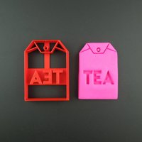 Teebeutel Ausstechform 3D Gedruckter Abs Kunststoff Teebeutel Ausstechform 3D Gedruckter Abs Kunststoff von CookieStampCreator