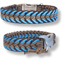 Geflochtenes Hundehalsband Aus Paracord, Personalisierbar Mit Gravur, Verschiedene Verschlüsse Wählbar, Muster Dream von CookieandFriends