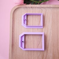 Geschenkanhänger-Ausstecher, Ton-Keramik-Werkzeug Geschenkanhänger-Ausstecher, Ton-Keramik-Werkzeug von CookiesNClay