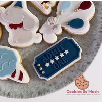 Admit One Ticket Cookie Debosser Cutter von CookiesSoMuch