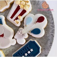 Balloon With Number Set Cookie Debosser Cutter, Cutter von CookiesSoMuch