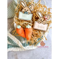 Bunny Board Cookie Stamp Cutter, Board Debosser Cutter von CookiesSoMuch