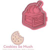 Cake Cookie Stamp Cutter, Debosser Cutter von CookiesSoMuch