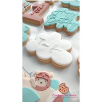 Cloud Time Flies Cookie Stamp Debosser Cutter, First Birthday Theme, Pilot von CookiesSoMuch