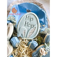 Easter Egg With Ears Cookie Stamp Cutter, Debosser Cutter von CookiesSoMuch