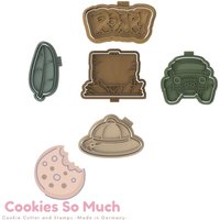 Roar Cookie Debosser & Cutter von CookiesSoMuch
