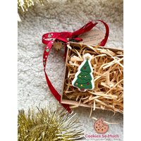 Weihnachtsbaum Model 2 Acryl Debosser Und Ausstecher, Fondantkeks Cookie Stamp, Embosser von CookiesSoMuch