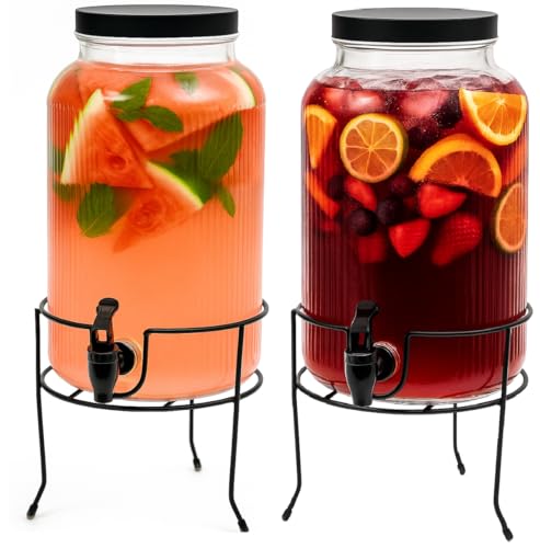 Cookinglife Getränkespender mit Zapfhähnen und Haltern - 2 x 5,5 Liter Cookinglife Getränkespender mit Zapfhähnen und Haltern - 2 x 5,5 Liter von Cookinglife