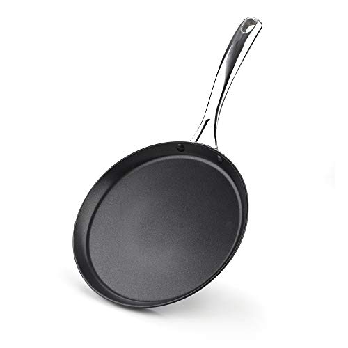 Cooks Standard Nonstick Hard Anodized 9.5-inch 24cm Crepe Griddle Pan, Black von Cooks Standard