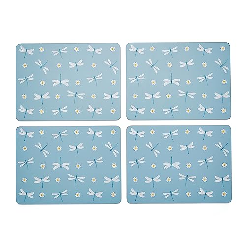 Cooksmart 4 Stück Tischsets | Platzsets für Tisch mit britischen Designs | Tischsets für alle Arten von Küchen - Englische Wiesen von Cooksmart