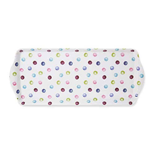 Cooksmart Kleines Serviertablett im britischen Design, für mehrere Anwendungen im Haus, Tabletts zum Servieren von Speisen oder Getränken, gepunktet, Größe S Cooksmart Kleines Serviertablett im britischen Design, für mehrere Anwendungen im Haus, Tabletts zum Servieren von Speisen oder Getränken, gepunktet, Größe S von Cooksmart