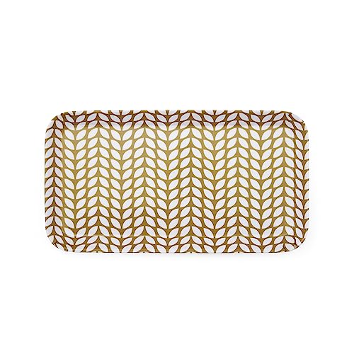 Cooksmart Kleines Serviertablett in britischem Design | Dinnertablett für mehrere Anwendungen rund ums Haus | Tabletts zum Servieren von Speisen oder Getränken (Bauhaus Geo - S) von Cooksmart