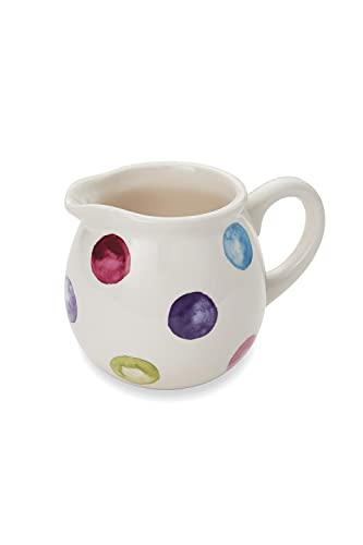 Cooksmart Milchkännchen in britischem Design, Keramik-Milchkännchen für Milch oder Milchkännchen, Milchkännchen für alle Arten von Küchen, gepunktet, gepunktet von Cooksmart