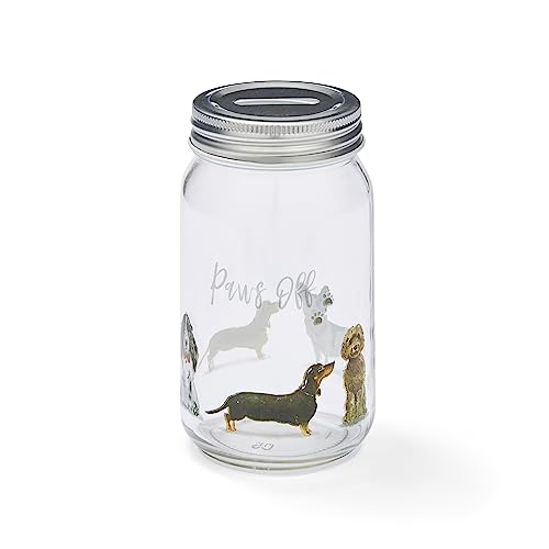 Cooksmart Spardose in britischem Design | Spardose zum Sparen von Bargeld oder Münzen | Sparschwein für Erwachsene und Familie – Curius Dogs von Cooksmart
