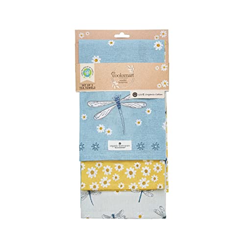 English Meadow Geschirrtücher, 3 Stück von Cooksmart