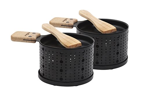 COOKUT LUMI-Raclette Käse einzeln Set für 2, Holz, Nicht zutreffend, 2 von COOKUT