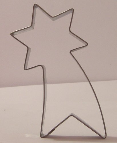 Ausstechform für Plätzchen - Edelstahl - Sternschnuppe - 11 cm von Kitchencookshop