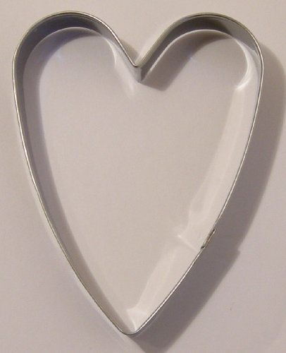 Ausstechform für Plätzchen - Herz - Edelstahl - 11 cm lang von Cookware company