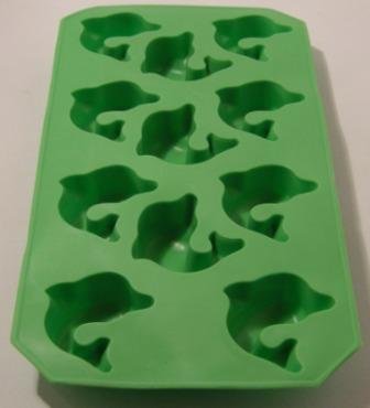 Cookware company Ice Cube Tray Dolphins 18x10cm 100% Silicone Guaranteed Quality von Kitchencookshop
