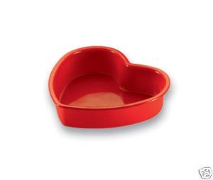 Kuchenform - Backform - Herz - 100% Silikon - 11,5 cm x 12 cm - 3,5 cm hoch von Kitchencookshop
